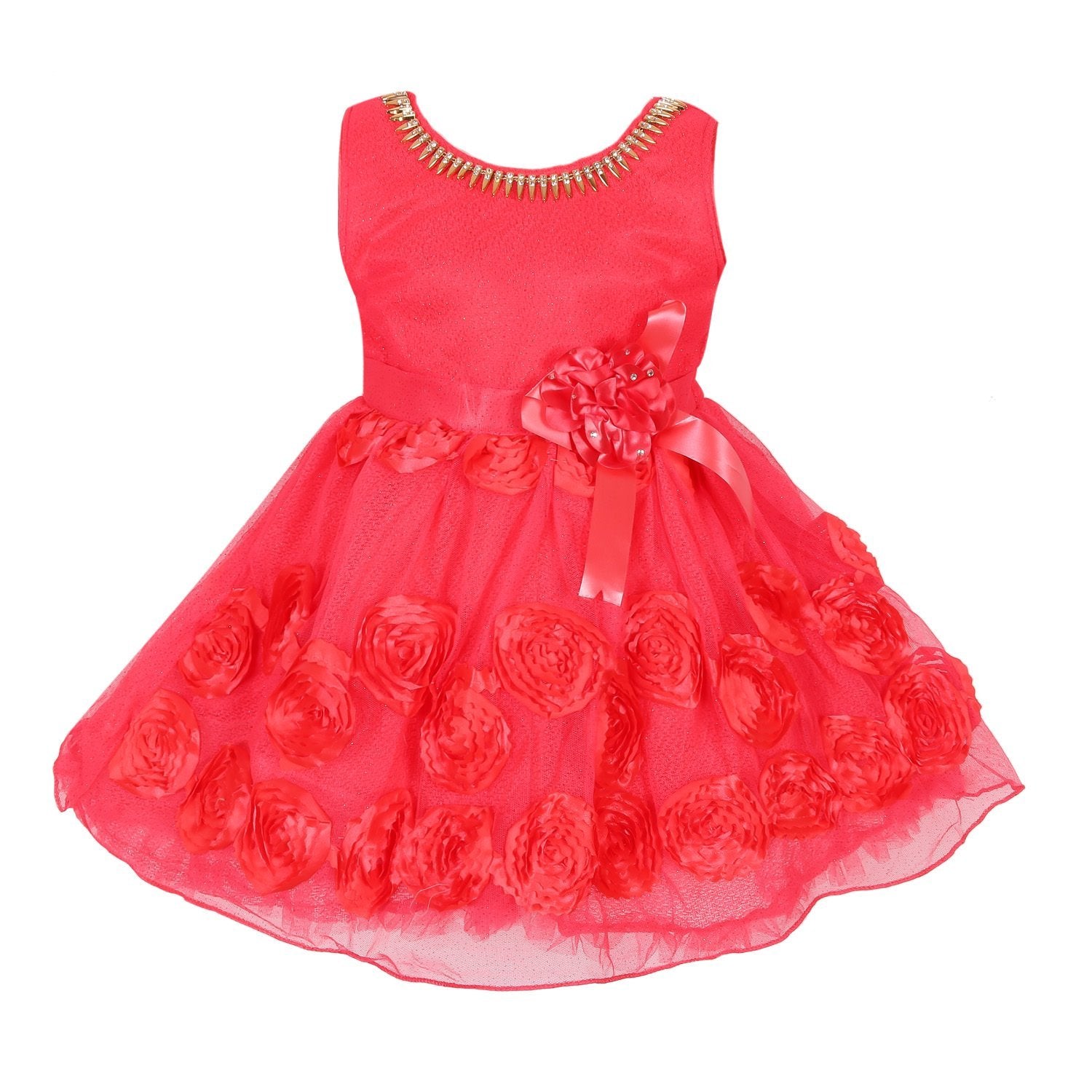 Baby Girls Party Wear Frock Dress fe2448rd -  Wish Karo Dresses