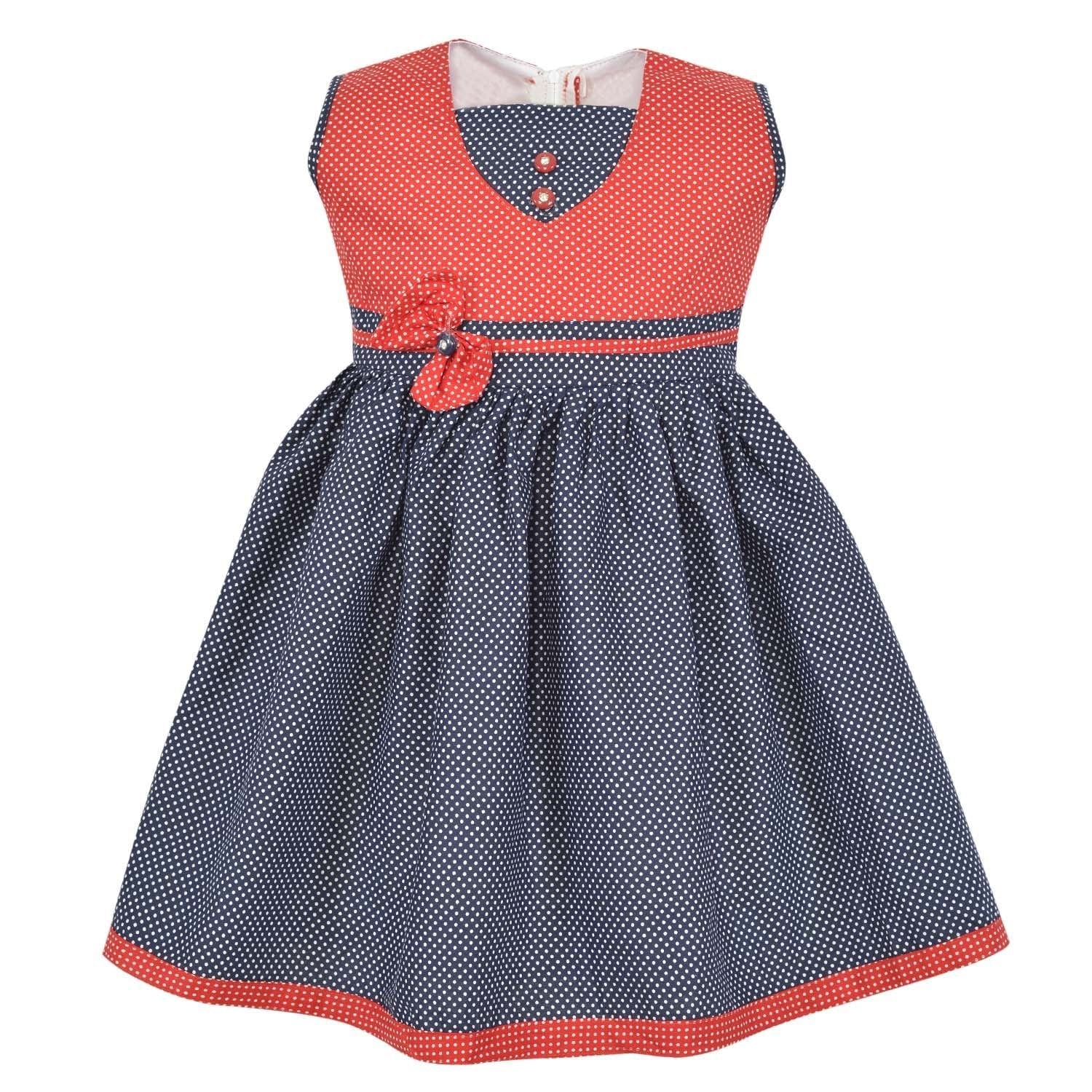 Baby Girls Dress ctn258nb - Wish Karo Cotton Wear - frocks Cotton Wear - baby dress