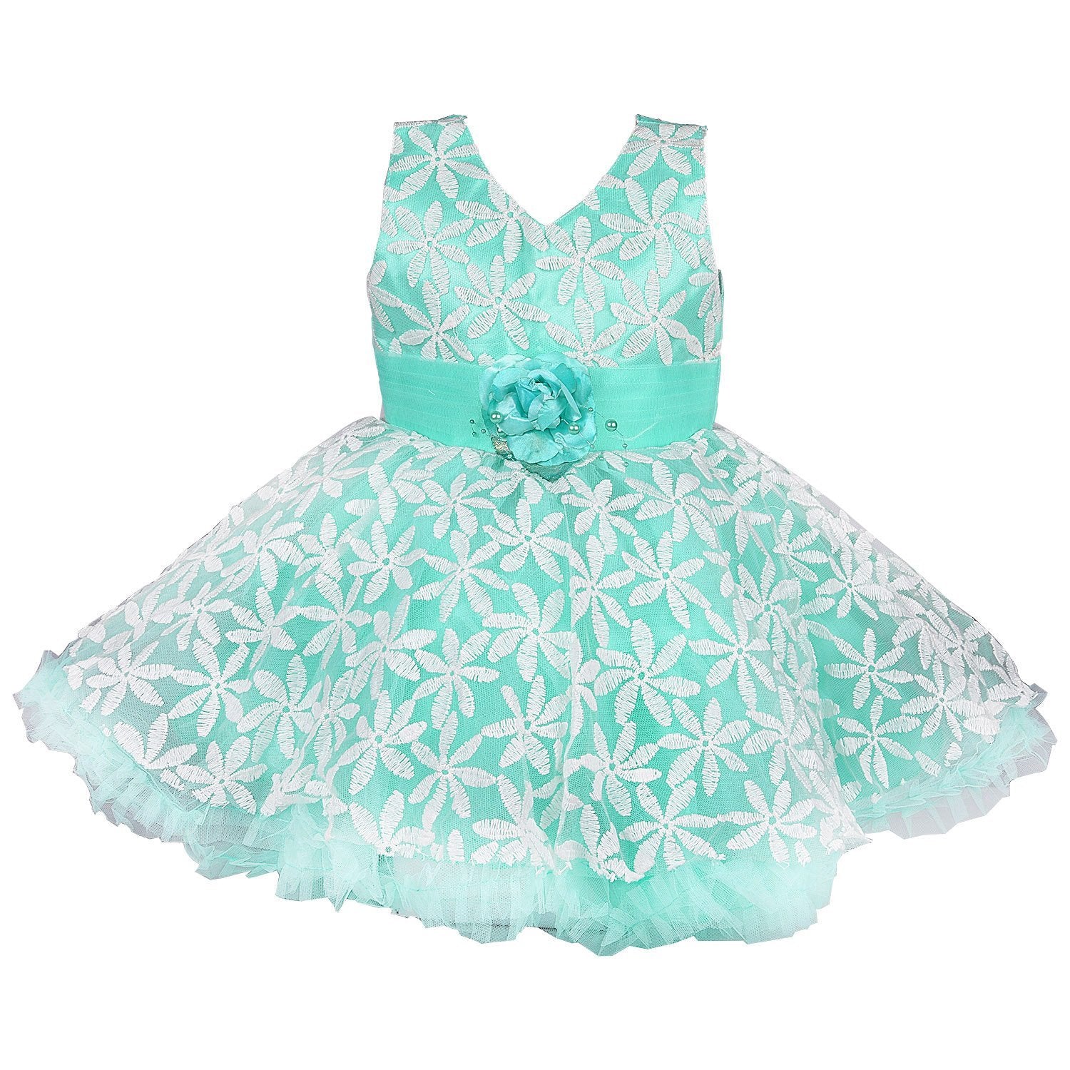 Baby Girls party wear Frock Dress Fe 2433 - Wish Karo Party Wear - frocks Party Wear - baby dress