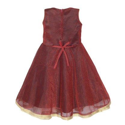 Girls Long Frock LF121mm -  Wish Karo Dresses