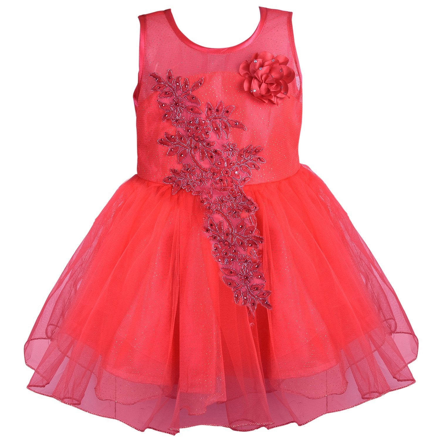 Party wear Baby Girls Dress Fr1051t -  Wish Karo Dresses