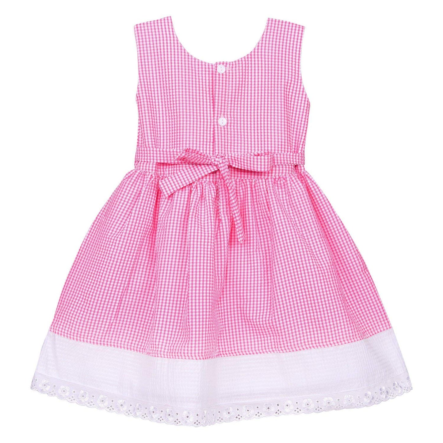 Baby Girls Cotton Frock Dress Ctn272P - Wish Karo Cotton Wear - frocks Cotton Wear - baby dress