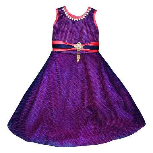 Girls Party Wear Long Dress Gown LF133t