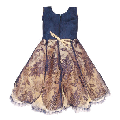 Girls Long Frock LF119nb -  Wish Karo Dresses