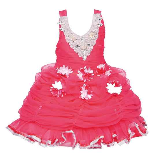 Baby Girls party wear Frock Dress FR 063t -  Wish Karo Dresses