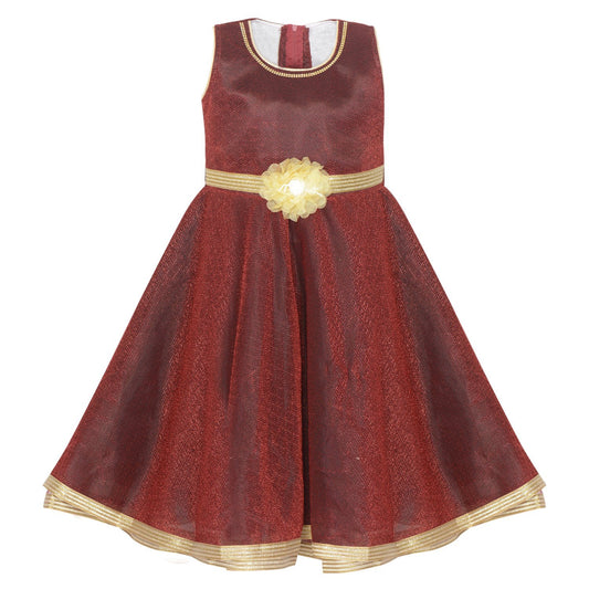 Girls Long Frock LF121mm -  Wish Karo Dresses