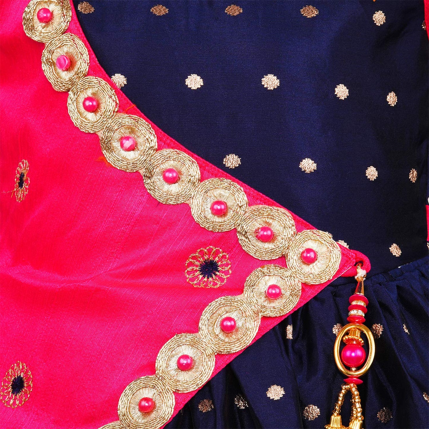 Baby Girls Party Wear Dress Birthday Frocks For Girls fe2446rani - Wish Karo Party Wear - frocks Party Wear - baby dress