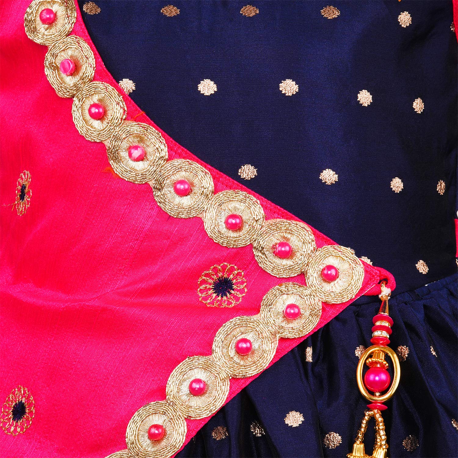 Baby Girls Party Wear Dress Birthday Frocks For Girls fe2446rani - Wish Karo Party Wear - frocks Party Wear - baby dress