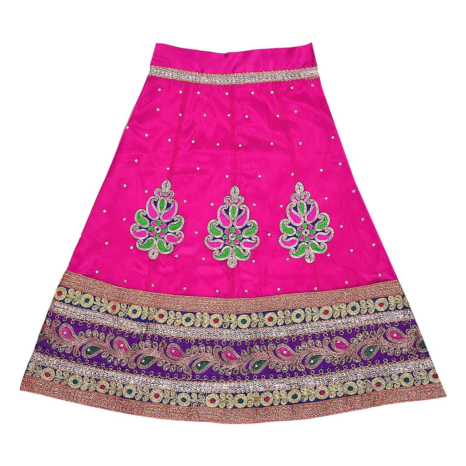 Girl's Leghnga Choli GC 127pnk -  Wish Karo Dresses