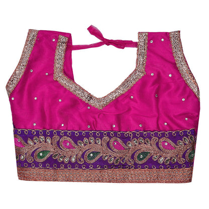 Girl's Leghnga Choli GC 127pnk -  Wish Karo Dresses