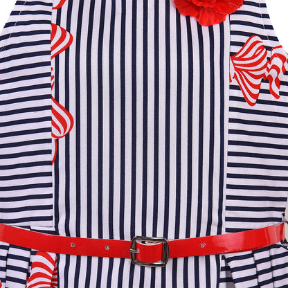 Baby Girls Cotton Frock Dress for Girls-bxa260rd - Wish Karo Party Wear - frocks Party Wear - baby dress