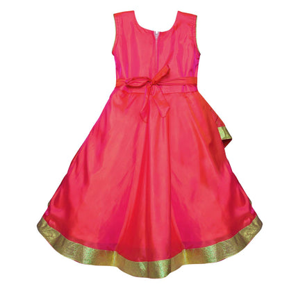 Girls Party Wear Long Dress Birthday Gown for Girls LF144pnk
