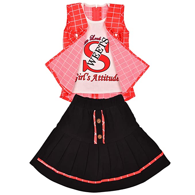 Wish Karo Girls Casual Western Dress - Japan Satin - (CSL230)