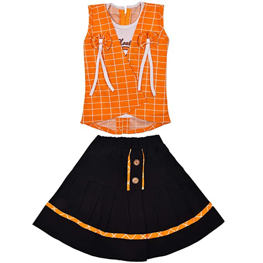 Wish Karo Girls Casual Western Dress - Japan Satin - (CSL230)