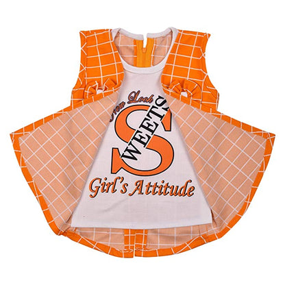 Wish Karo Girls Casual Western Dress - Japan Satin - (CSL230)