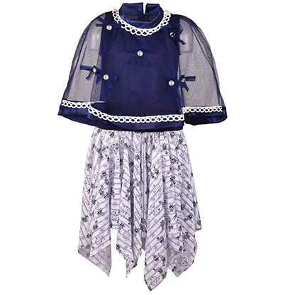 Wish Karo Girls Casual Western Dress - Japan Satin - (CSL238nb)