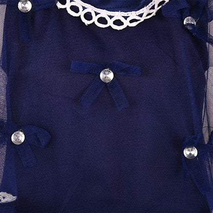 Wish Karo Girls Casual Western Dress - Japan Satin - (CSL238nb)