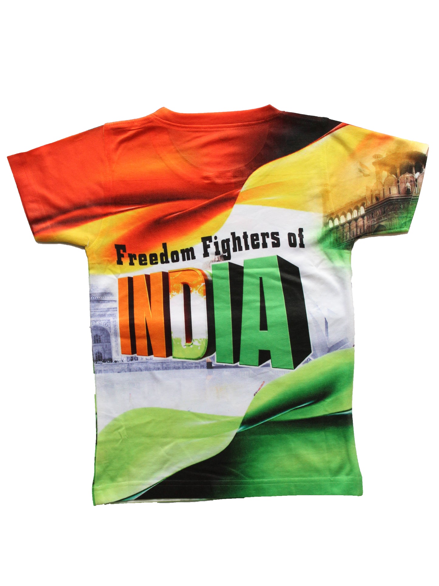 Wish Karo | Boys Freedom Fighter Tshirt Multi-Color