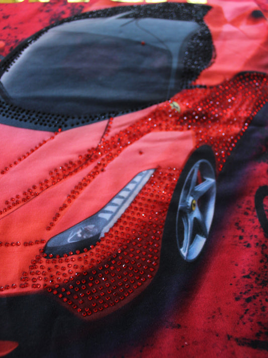 Wish Karo | Boys Ferrari Tshirt Red