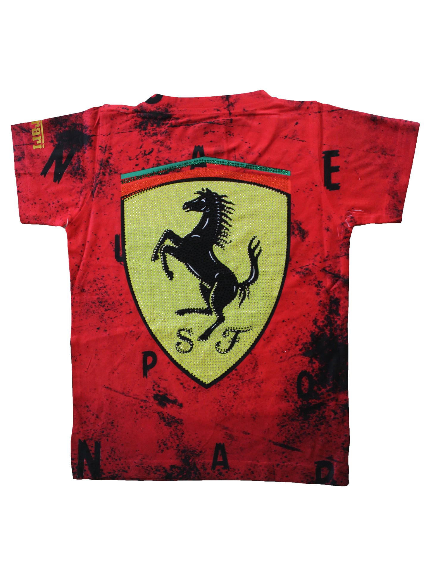 Wish Karo | Boys Ferrari Tshirt Red