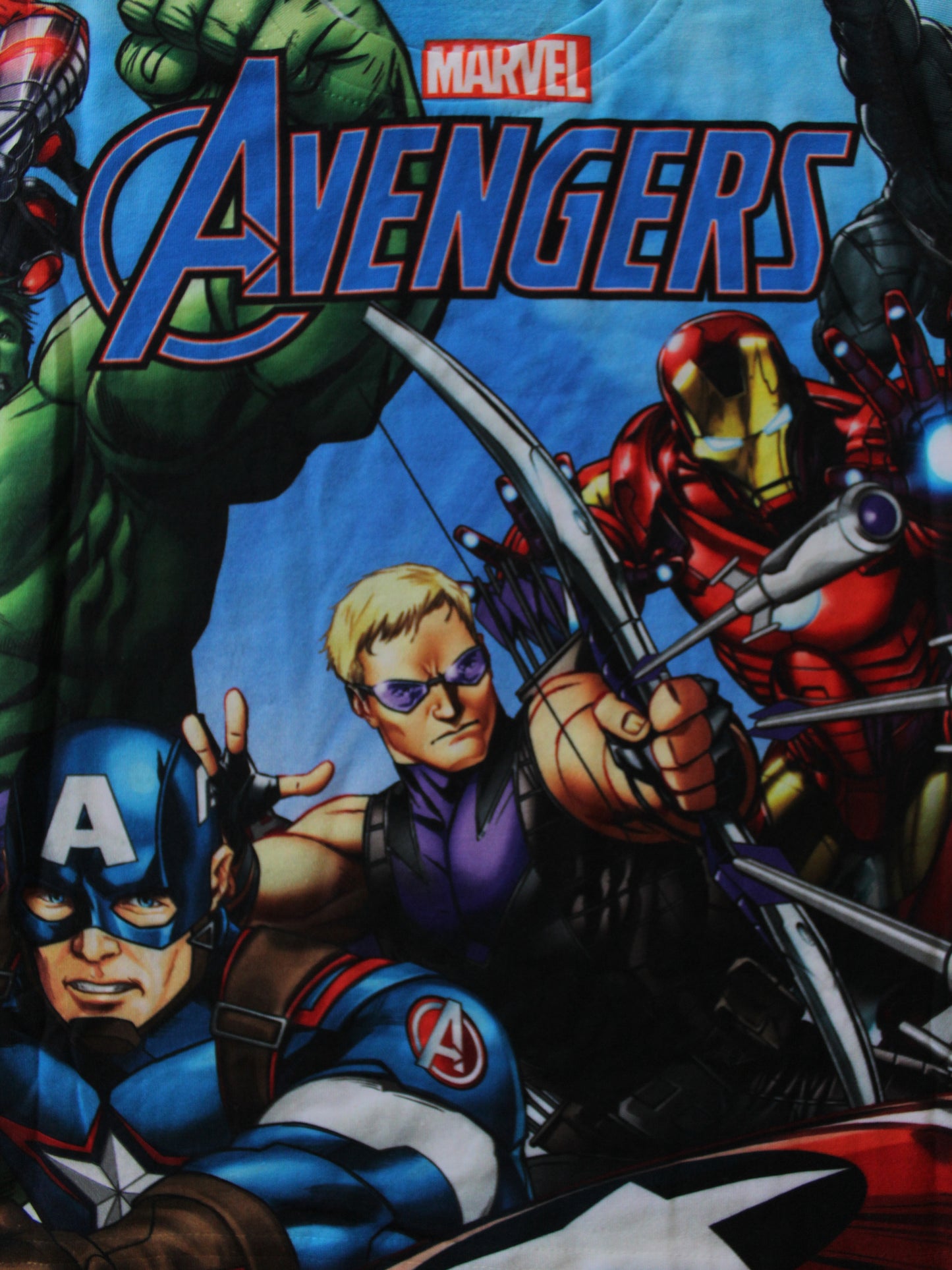 Wish Karo | Boys Marvel Avengers Tshirt Blue