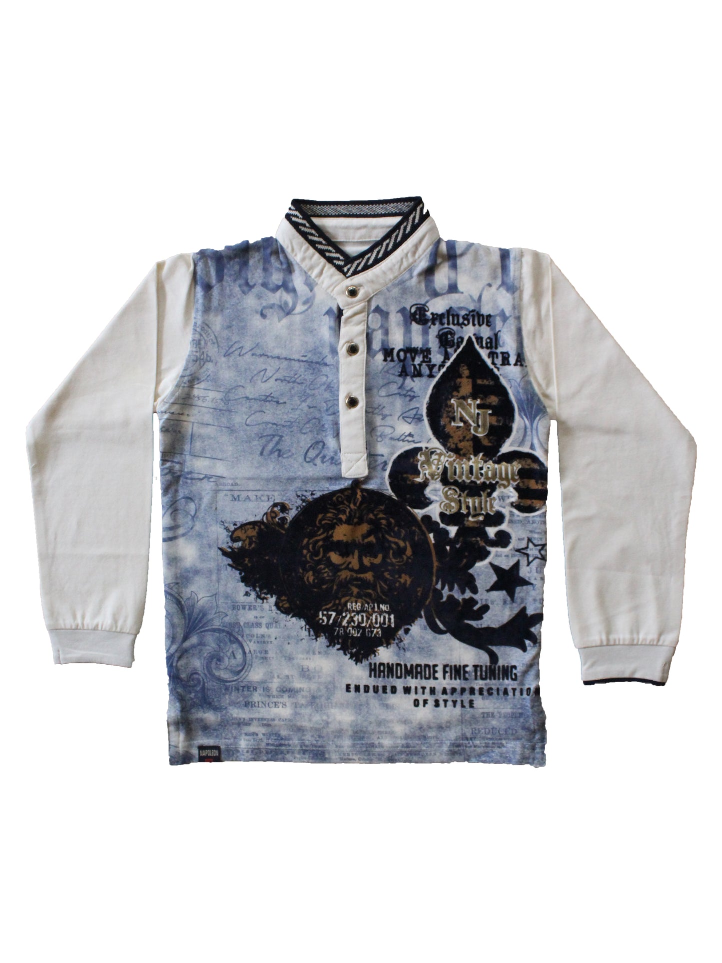 Wish Karo | Boys Printed Tshirt Multi-Color