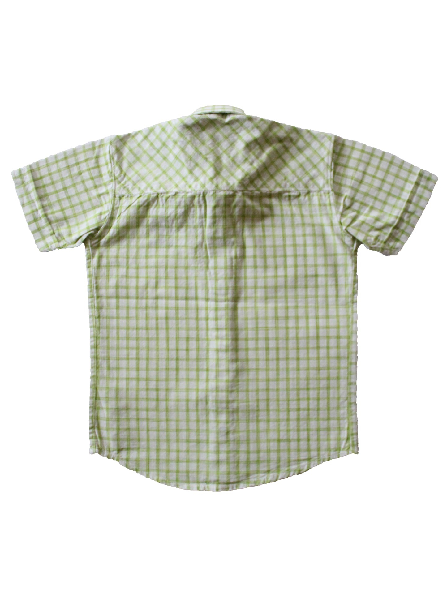 Wish Karo | Boys Checked Shirt Light Green