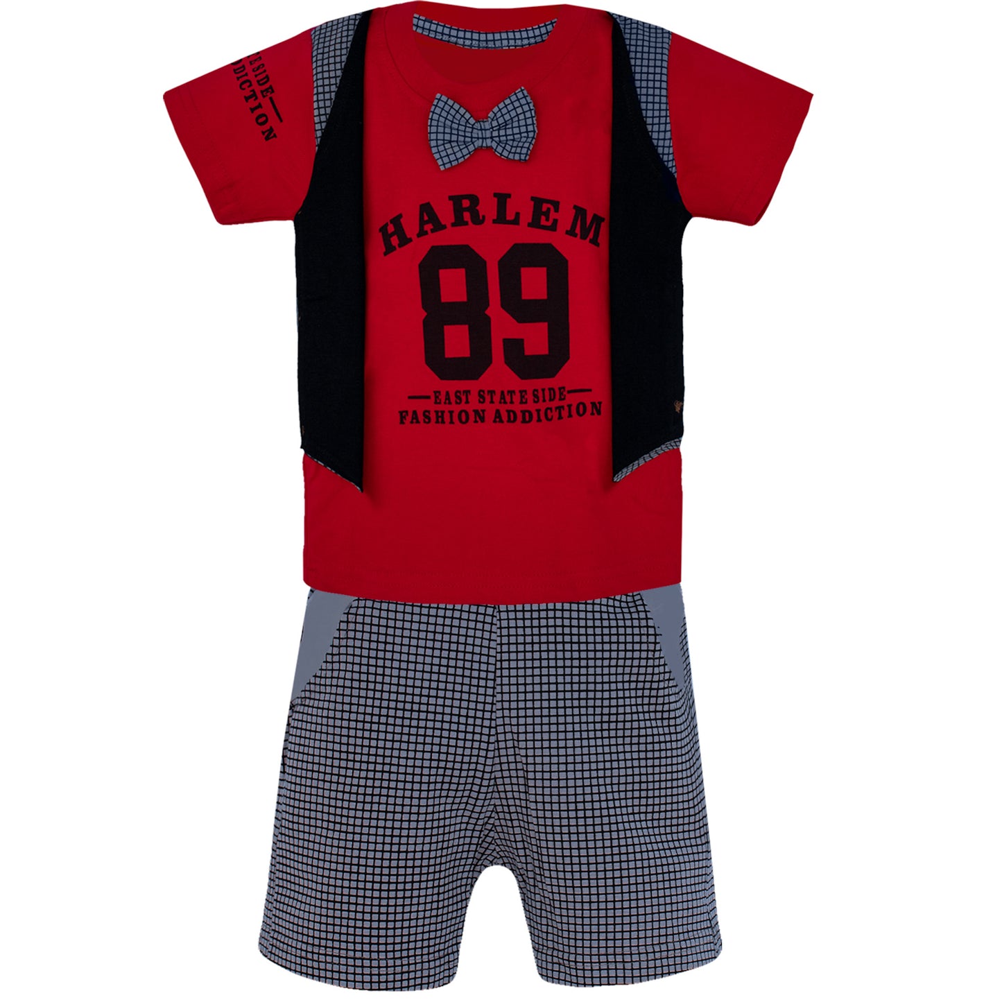 Wish Karo Boys Clothing Set For Kids-(bt88red)