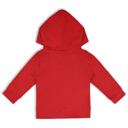 Wishkaro Unisex Cotton Applique Full Sleeve Hooded Sweatshirt-T305rd