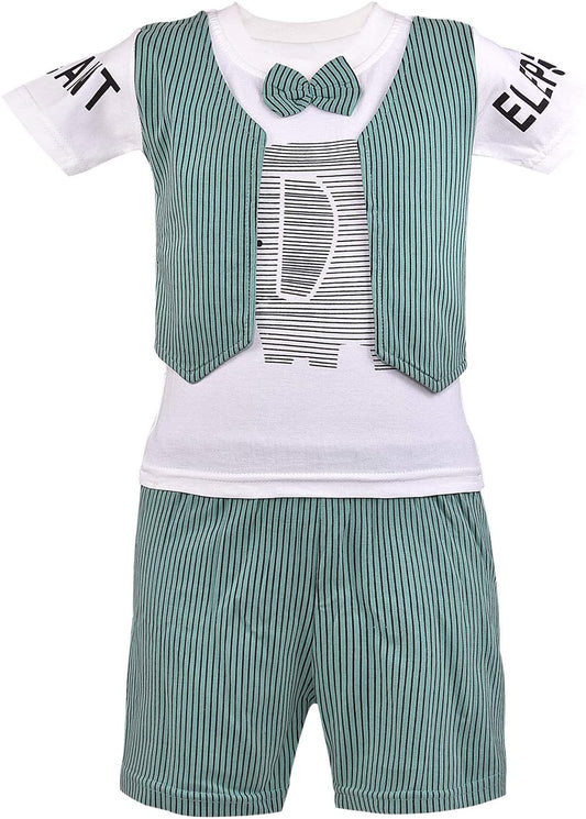 Wish Karo Unisex Clothing Sets for Boys & Baby Girls-(bt19grn)