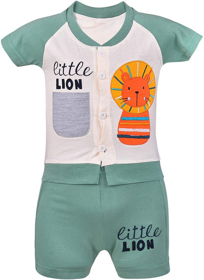 Wish Karo Unisex Clothing Sets for Boys & Baby Girls-(bt23grn)