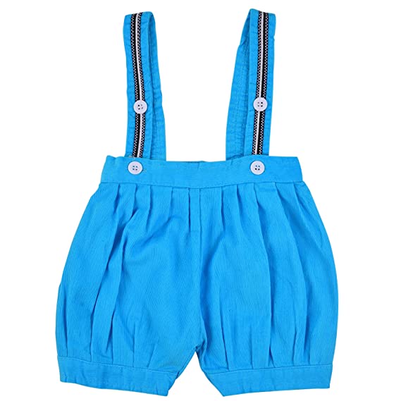 Wish Karo Baby Boys T-Shirt And Dungaree For Boys-(bt502blu)