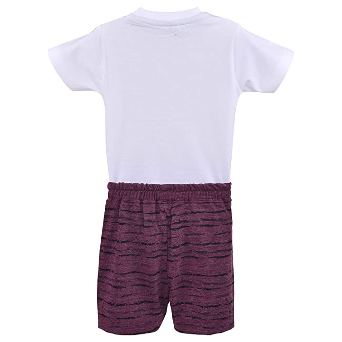 Wish Karo Baby Boys T-Shirt And Short For Boys-(bt507ppl)