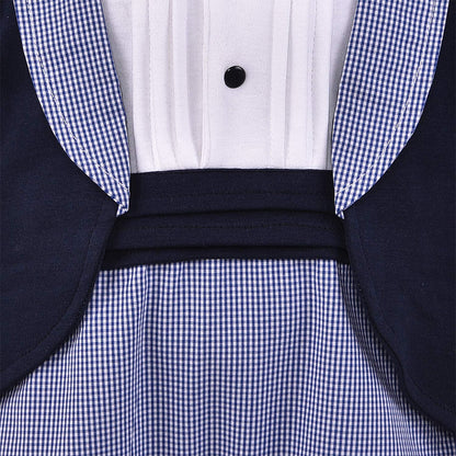 Unisex Clothing Sets With Designed Bow Tie