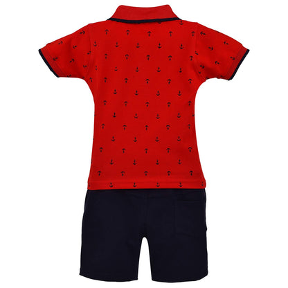 Wish Karo Unisex T-shirts-Shorts for Baby Boys- Girls Clothing Sets-(bt67rd)