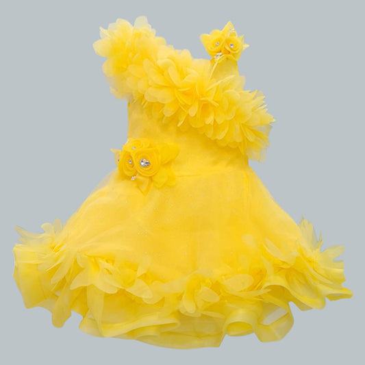 Baby Girls Cotton Frock Dress for Girls-bxa415y - Wish Karo Party Wear - frocks Party Wear - baby dress