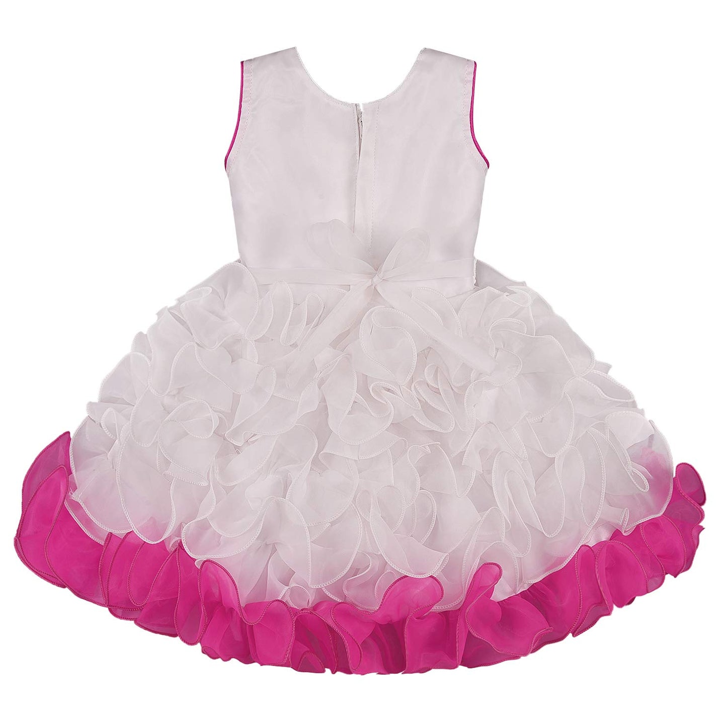 Baby Girls Party Wear Frock Birthday Dress For Girls bxa170dpnk - Wish Karo Party Wear - frocks Party Wear - baby dress
