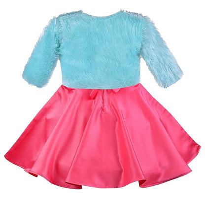 Wish Karo Baby Girls Partywear Frocks Dress With Jacket bxa245pnkJKTLBF