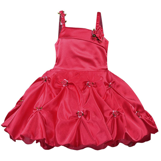 Baby Girls Dress Frock-bxa250pnk - Wish Karo Party Wear - frocks Party Wear - baby dress