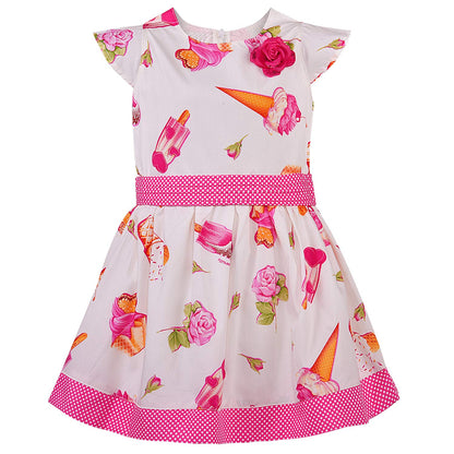 Baby Girls Dress Frock-bxa253pnk - Wish Karo Party Wear - frocks Party Wear - baby dress