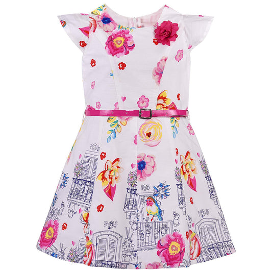 Baby Girls Dress Frock-bxa255pnk - Wish Karo Party Wear - frocks Party Wear - baby dress