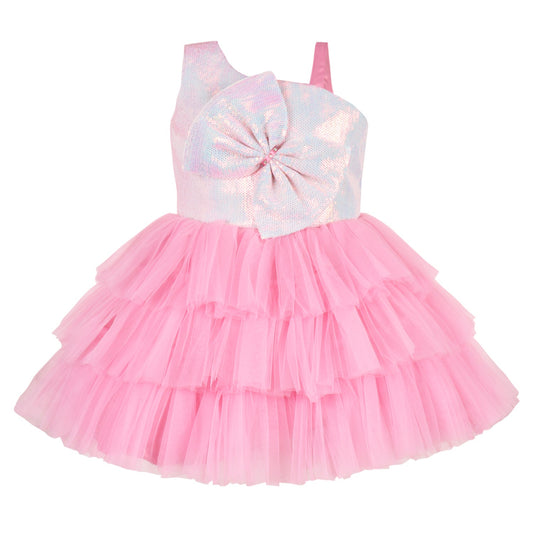 Wish Karo baby girls partywear frocks dress  bxap259bpnk