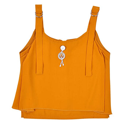 Wish Karo Baby Girls Top and Dhoti Pant Dress For Girls-(csl302org)