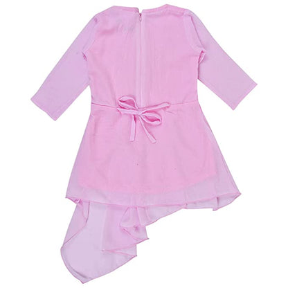 Wish Karo Baby Girls Top and Palazzo Dress for Girls-(csl304bpnk)