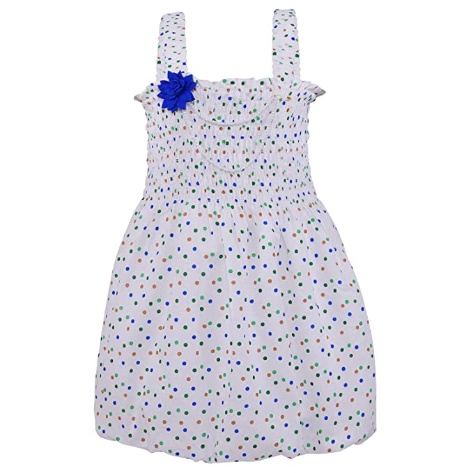 Wish Karo Baby Girls Frocks Dress for Girls-(csl310blu)