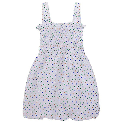 Wish Karo Baby Girls Frocks Dress for Girls-(csl310blu)