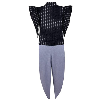 Wish Karo Baby Girls Top and Dhoti Pant Dress For Girls-(csl320gry)