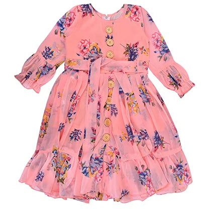 Wish Karo Baby Girls Top and Pant Dress For Girls-(csl327pnk)