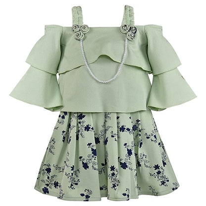 Wish Karo Baby Girls Frocks Dress-(csl334grn)