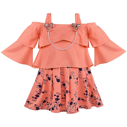 Wish Karo Baby Girls Frocks Dress-(csl334pch)